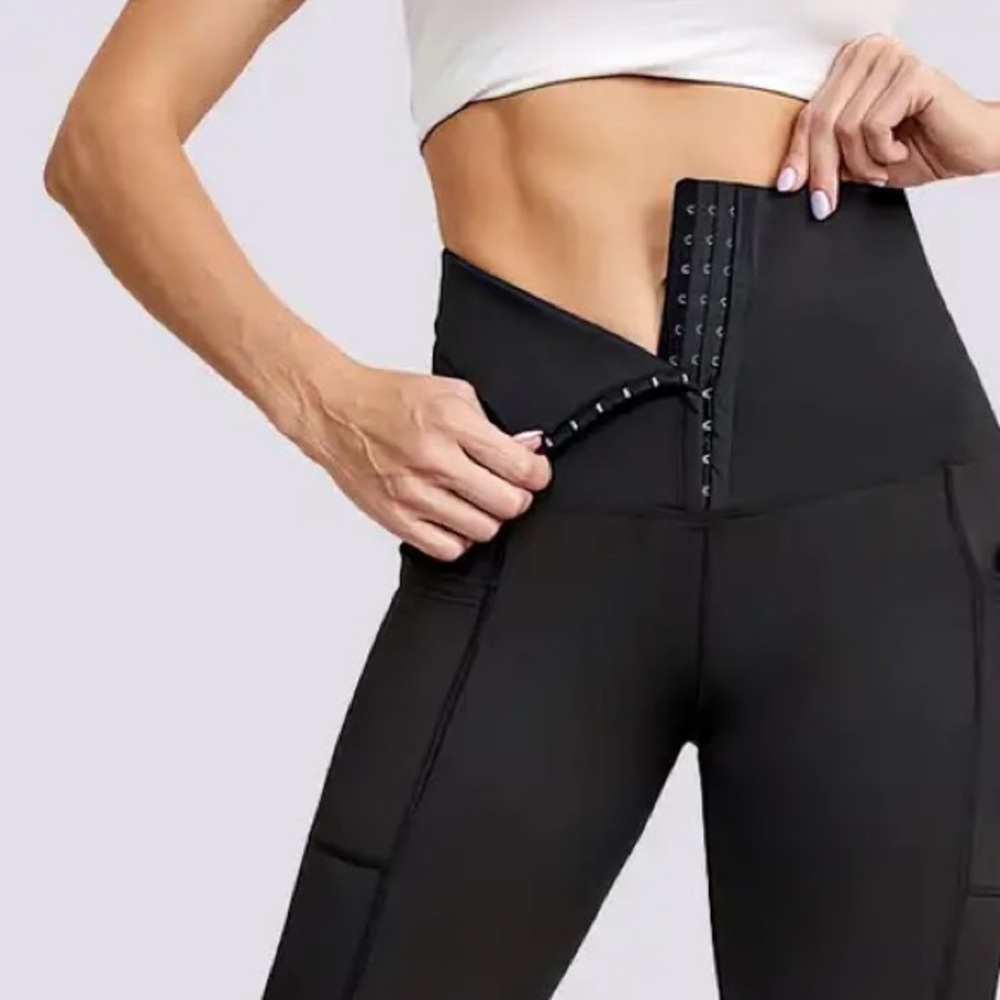 High waist girdle leggings